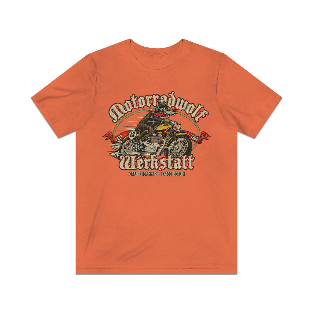 Motorradwolf Werkstatt 1968 Vintage Men’s T-Shirt