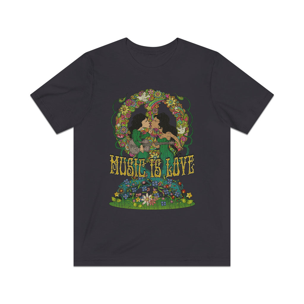 Music is Love 1971 Vintage Men's T-Shirt