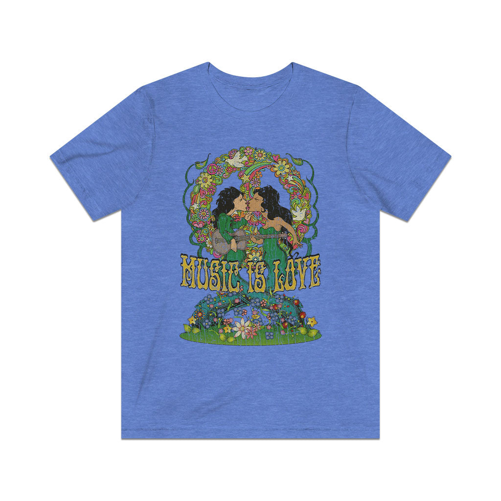 Music is Love 1971 Vintage Men's T-Shirt