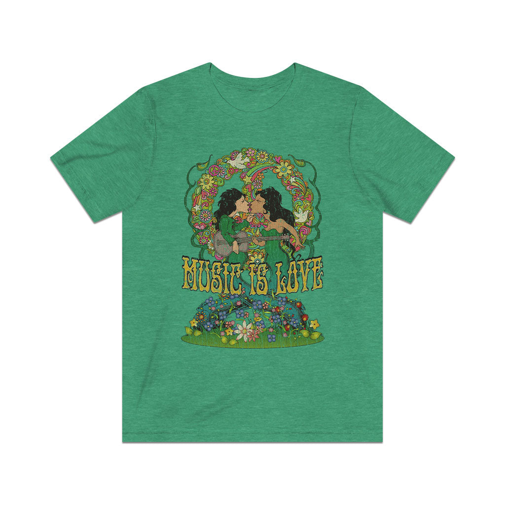 Music is Love 1971 Vintage Men's T-Shirt
