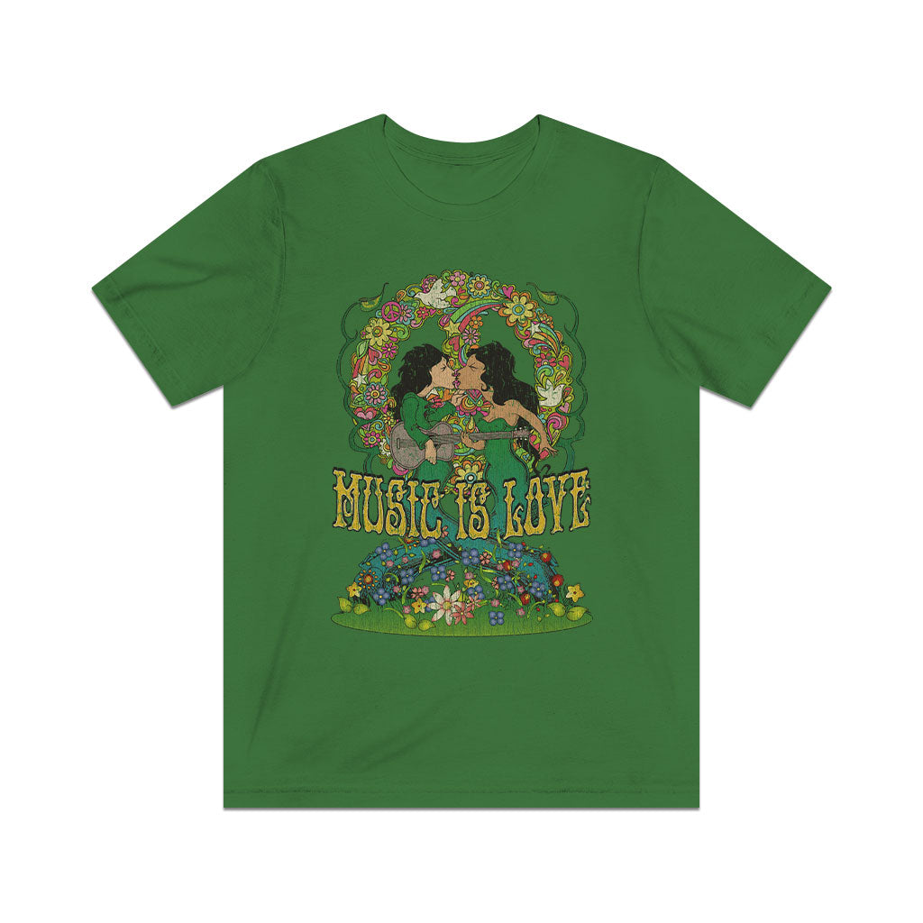 Music is Love 1971 Vintage Men's T-Shirt