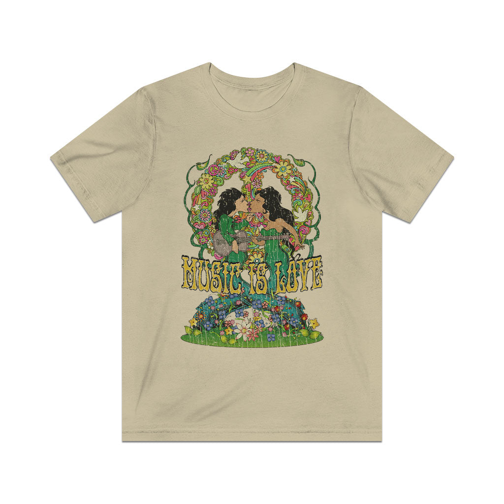 Music is Love 1971 Vintage Men's T-Shirt