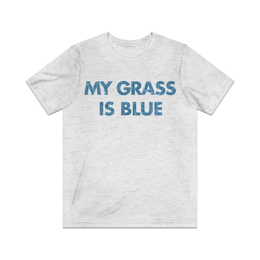 My Grass is Blue 1977 Vintage Men’s T-Shirt
