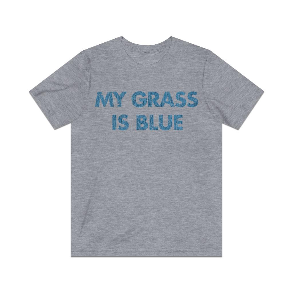 My Grass is Blue 1977 Vintage Men’s T-Shirt