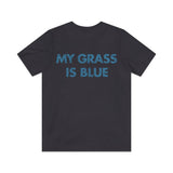 My Grass is Blue 1977 Vintage Men’s T-Shirt