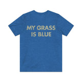 My Grass is Blue 1977 Vintage Men’s T-Shirt