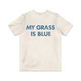 My Grass is Blue 1977 Vintage Men’s T-Shirt