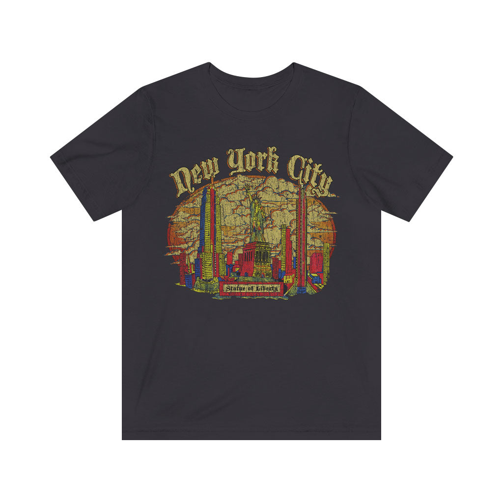 NYC Skyline Sunset 1958 Vintage Men's T-Shirt