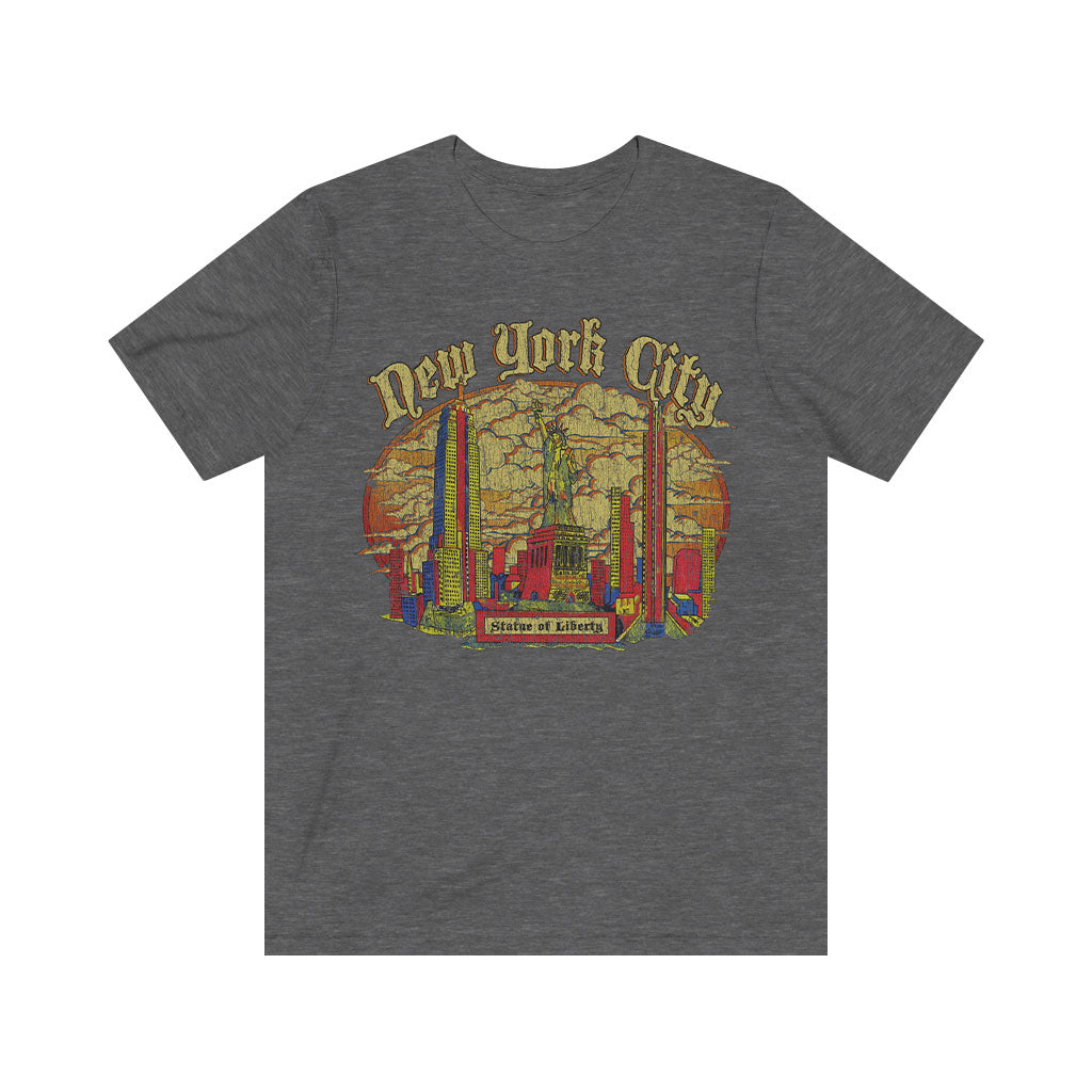 NYC Skyline Sunset 1958 Vintage Men's T-Shirt