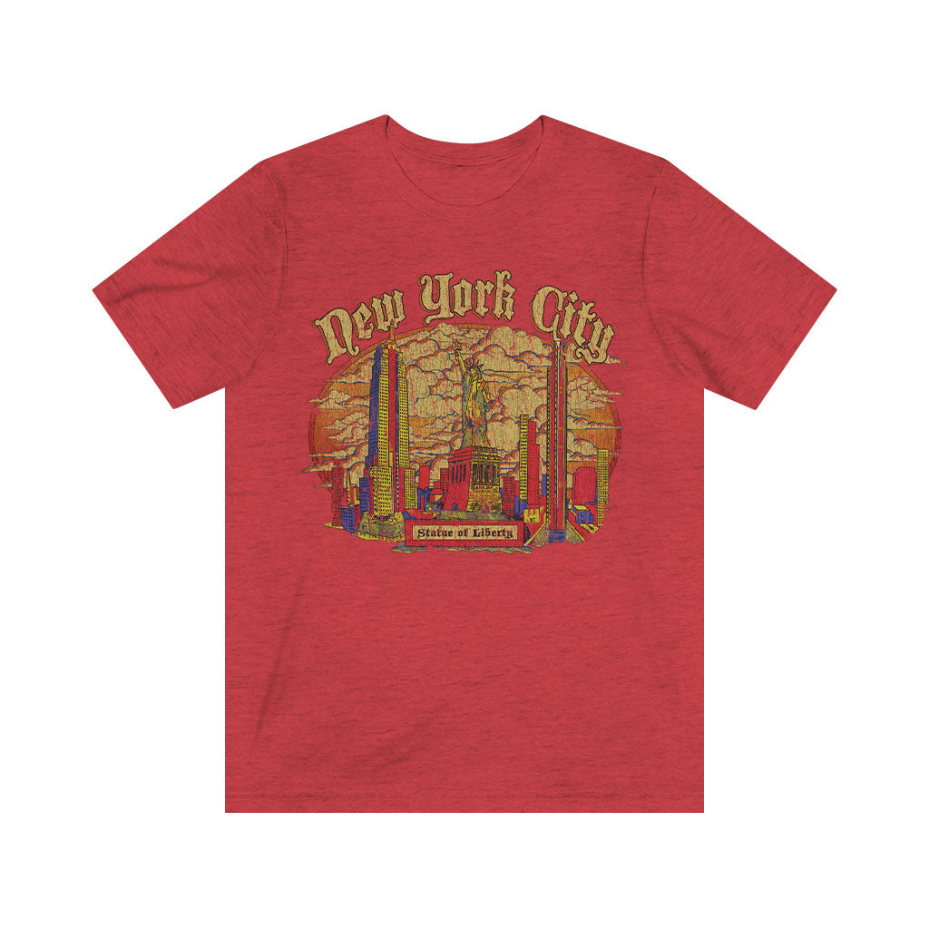 NYC Skyline Sunset 1958 Vintage Men's T-Shirt