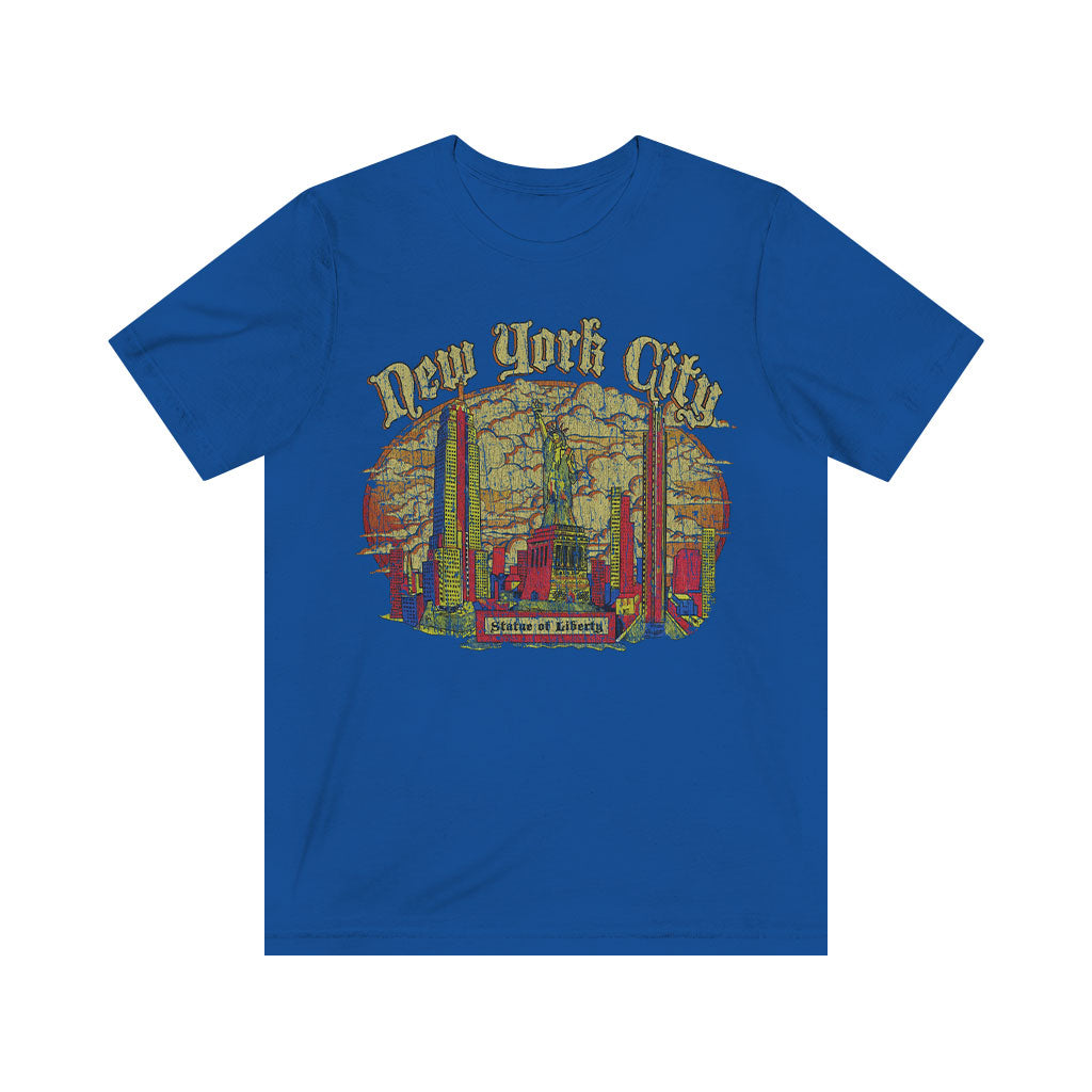 NYC Skyline Sunset 1958 Vintage Men's T-Shirt