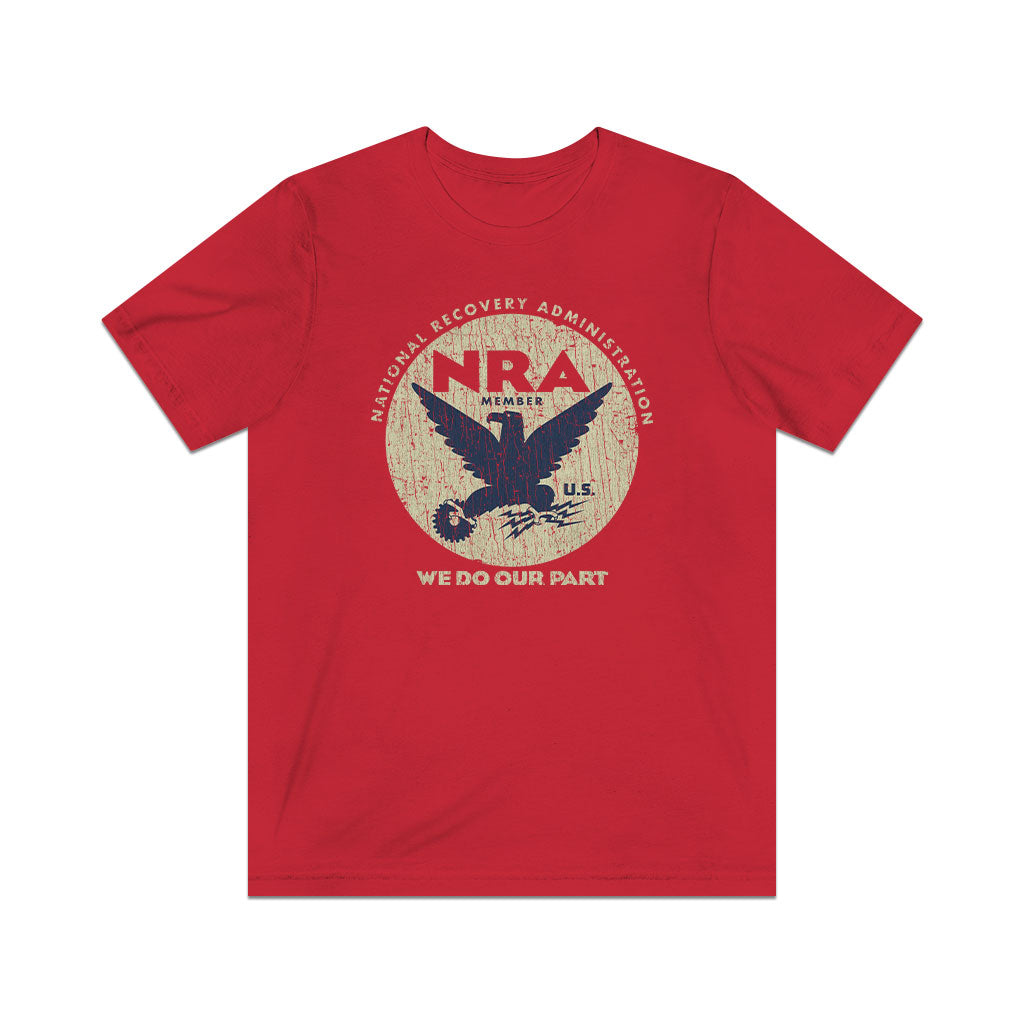 National Recovery Administration 1933 Vintage Men's T-Shirt