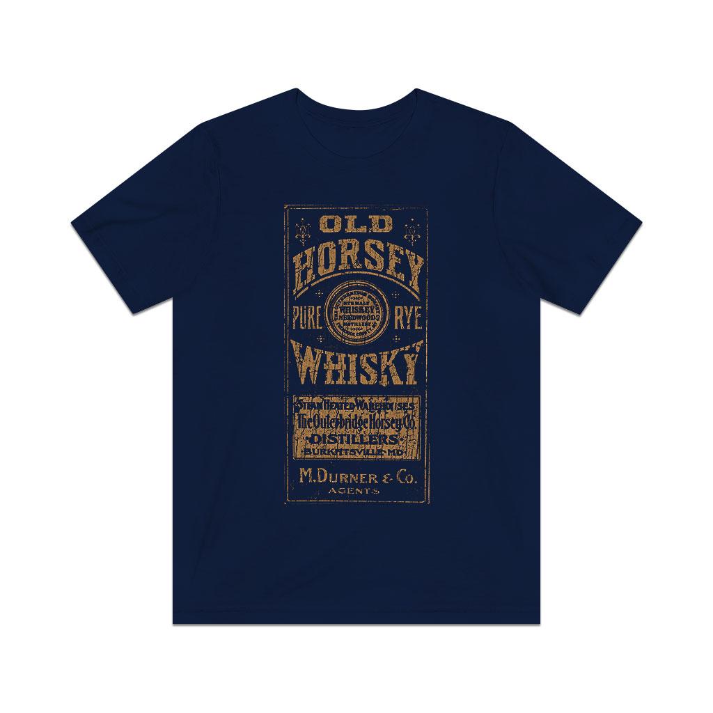 Old Horsey Rye Whisky 1839 Vintage Men's T-Shirt