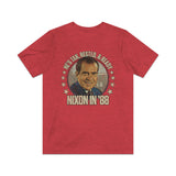 Nixon: He's Tan, Rested, & Ready 1988 Vintage Men’s T-Shirt
