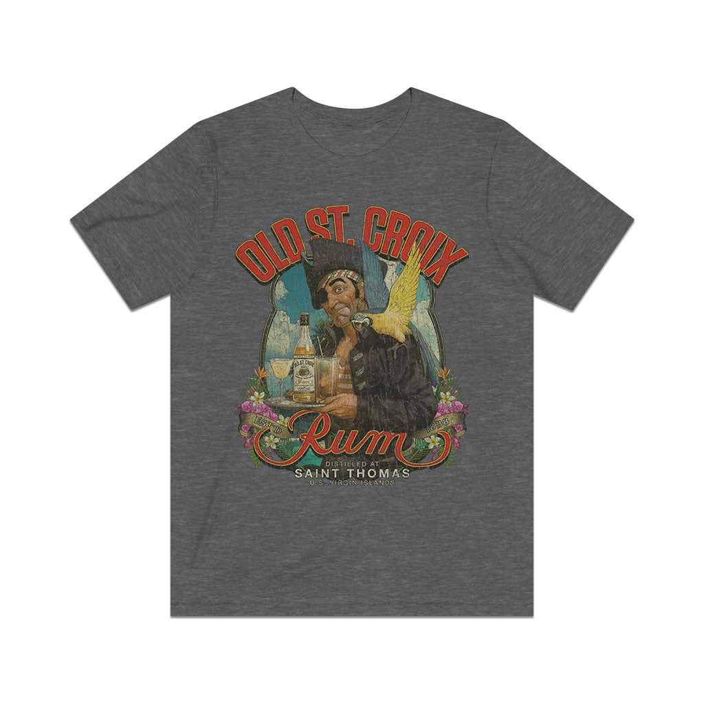 Old St. Croix Rum Pirate 1944 Vintage Men's T-Shirt