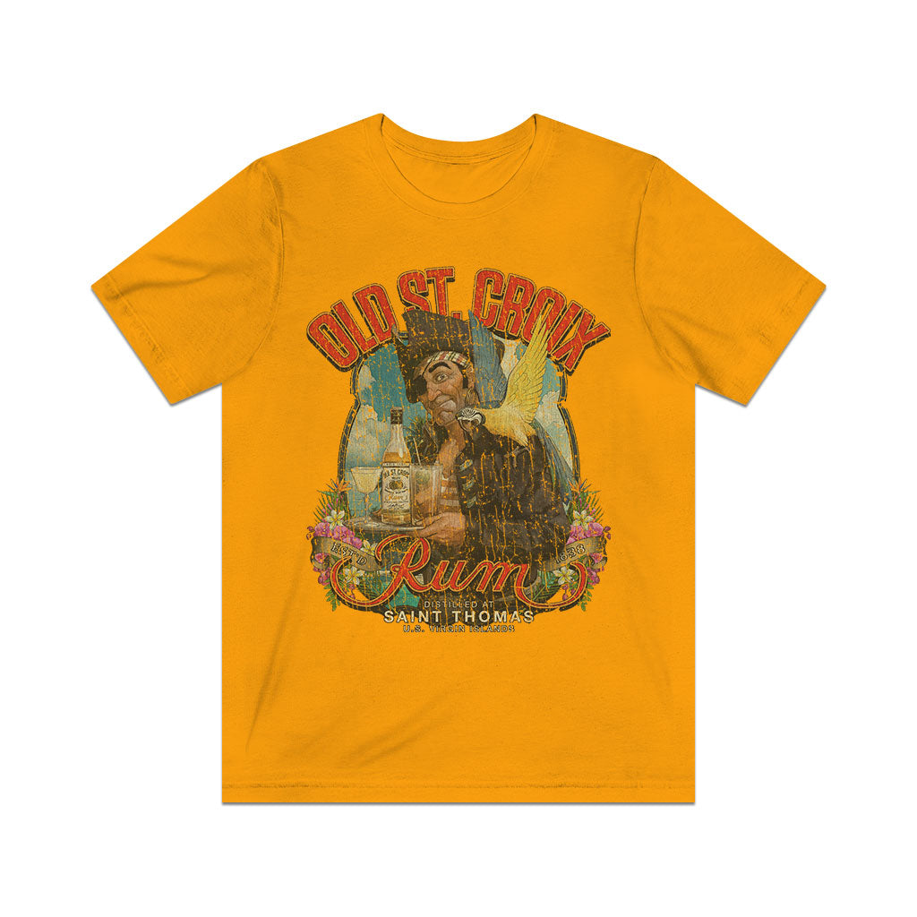 Old St. Croix Rum Pirate 1944 Vintage Men's T-Shirt