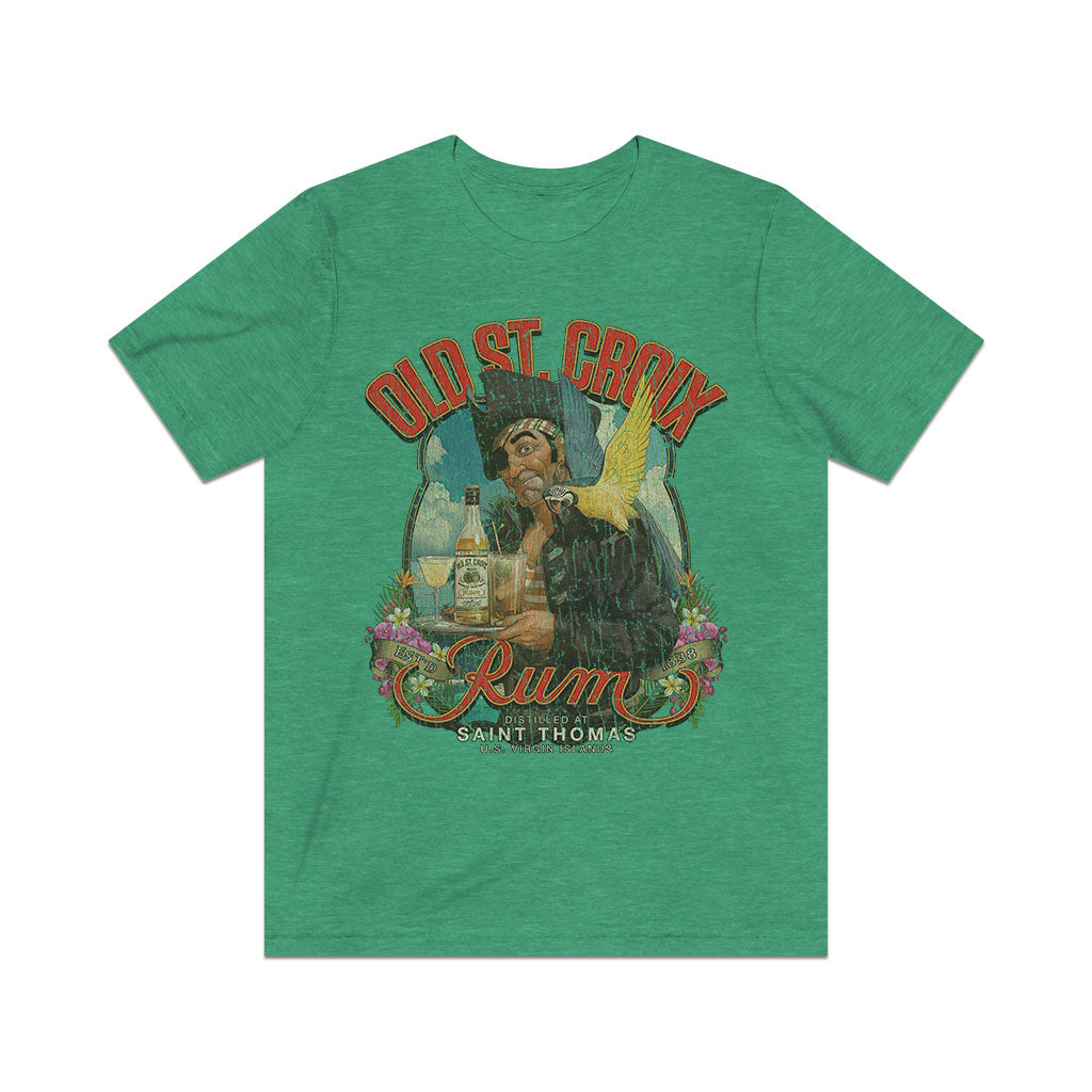 Old St. Croix Rum Pirate 1944 Vintage Men's T-Shirt