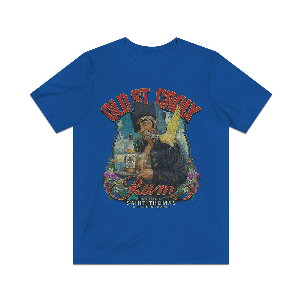 Old St. Croix Rum Pirate 1944 Vintage Men's T-Shirt