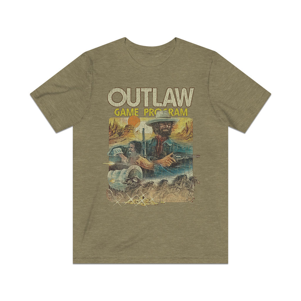 Outlaw Gunslinger 1978 Vintage Men's T-Shirt