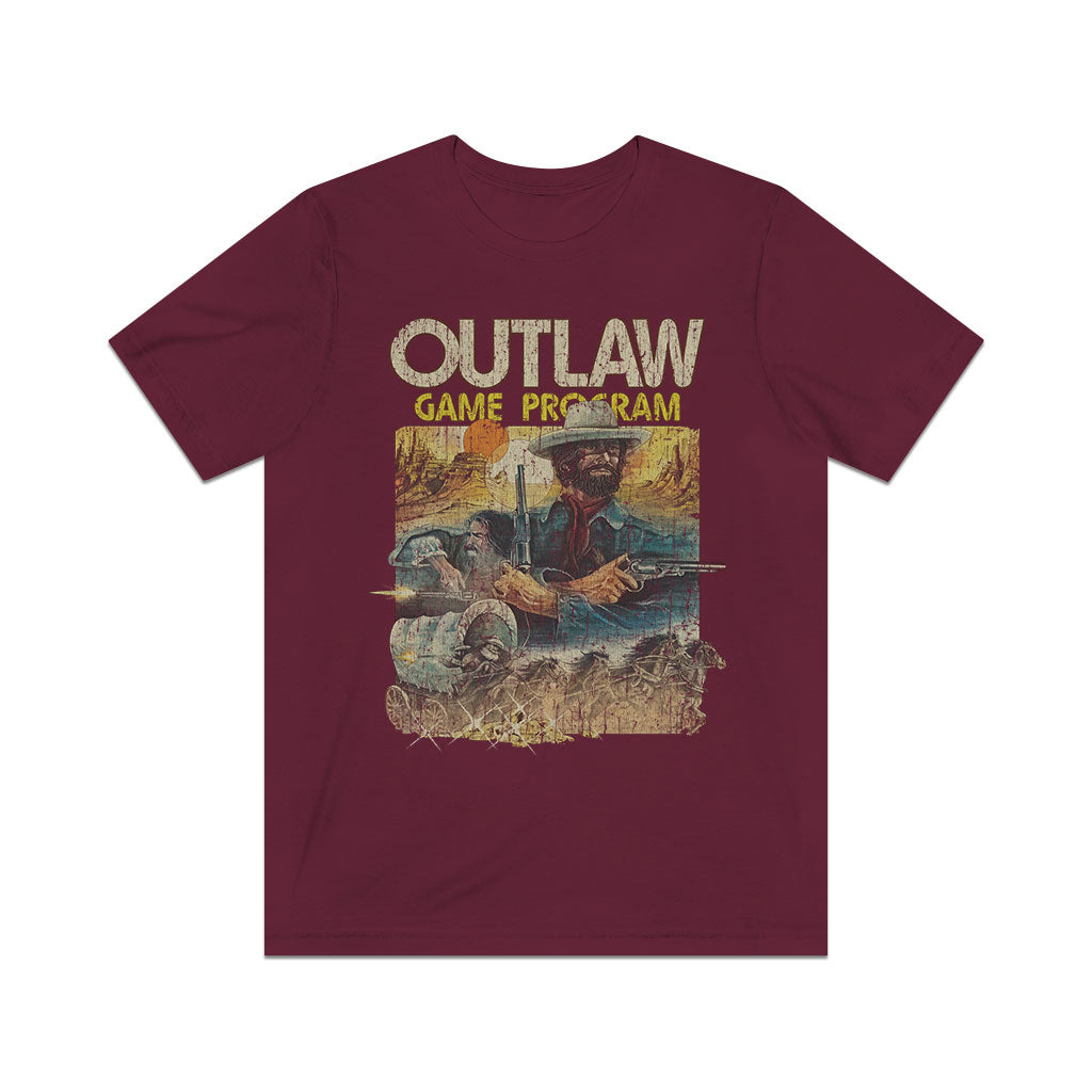Outlaw Gunslinger 1978 Vintage Men's T-Shirt