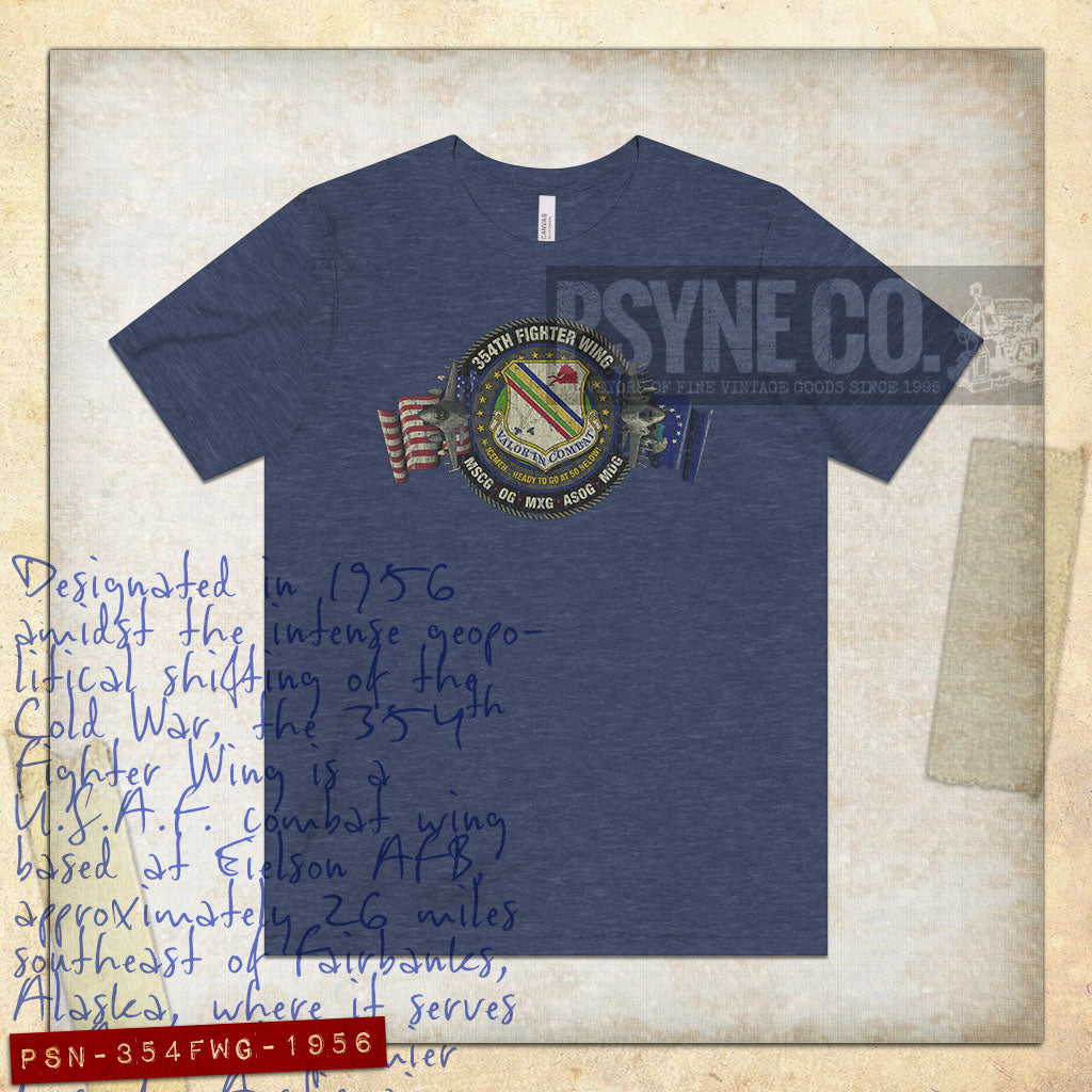 354th Fighter Wing Alaska 1956 Vintage Men’s T-Shirt