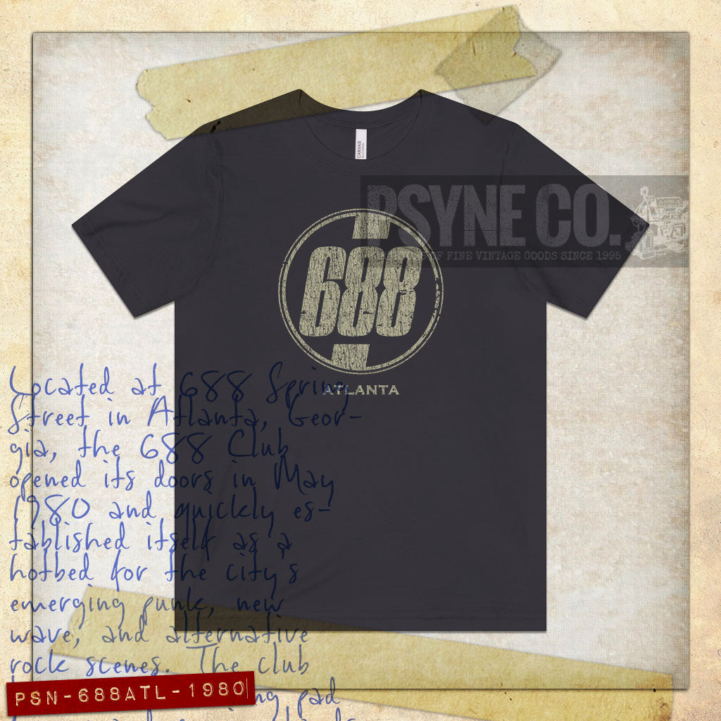 688 Club Atlanta 1980 Vintage Men's T-Shirt