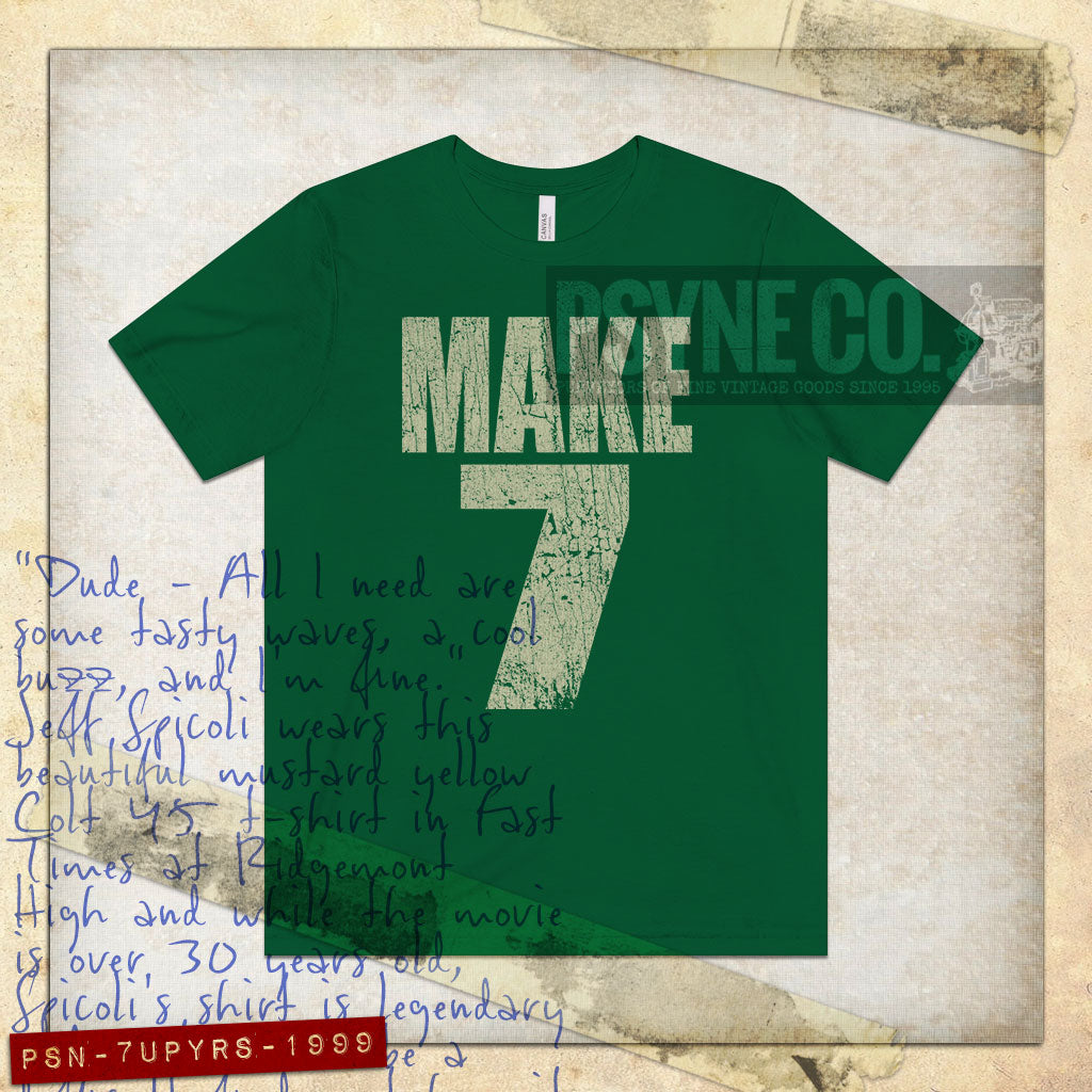 7 UP Yours 1999 F/B Vintage Men's T-Shirt