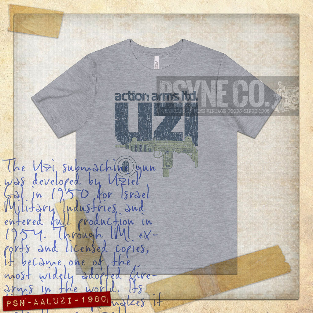 Action Arms Ltd. Uzi 1980 Vintage Men's T-Shirt