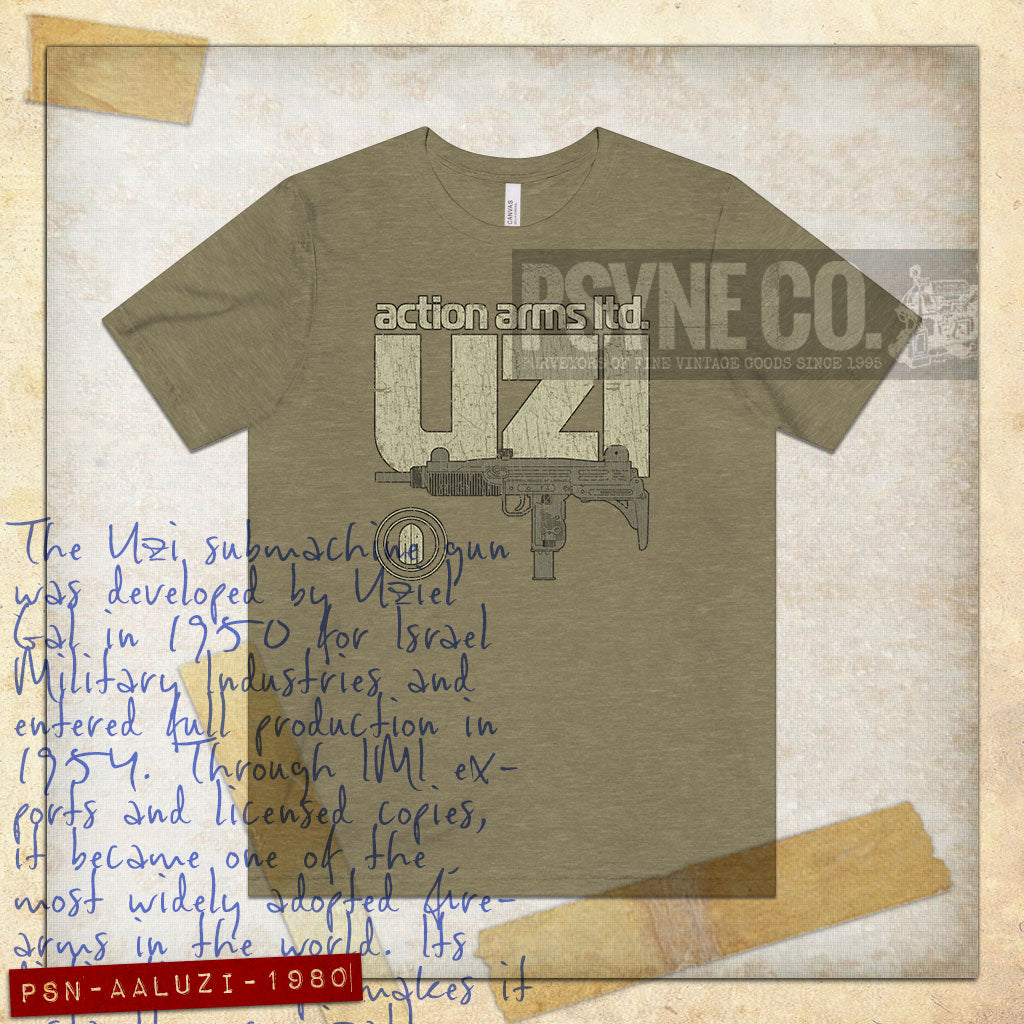 Action Arms Ltd. Uzi 1980 Vintage Men's T-Shirt
