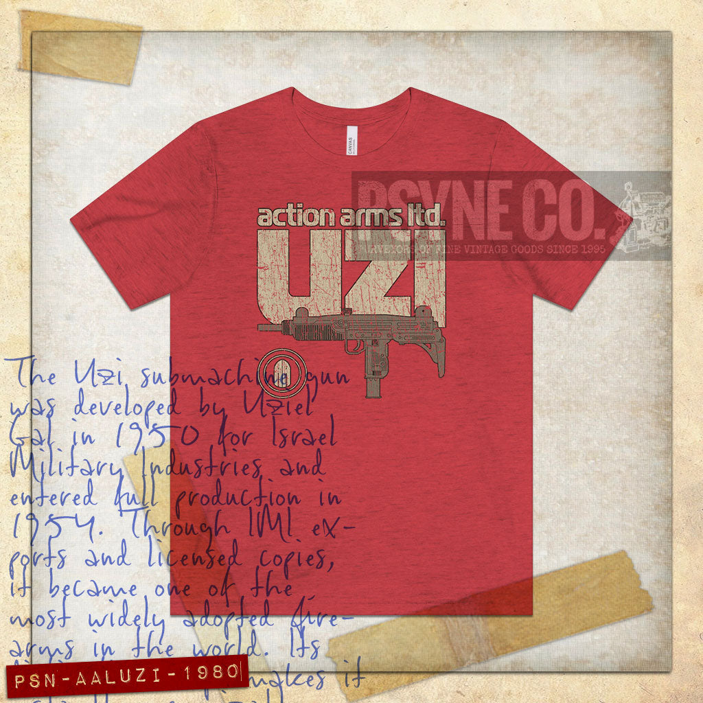 Action Arms Ltd. Uzi 1980 Vintage Men's T-Shirt