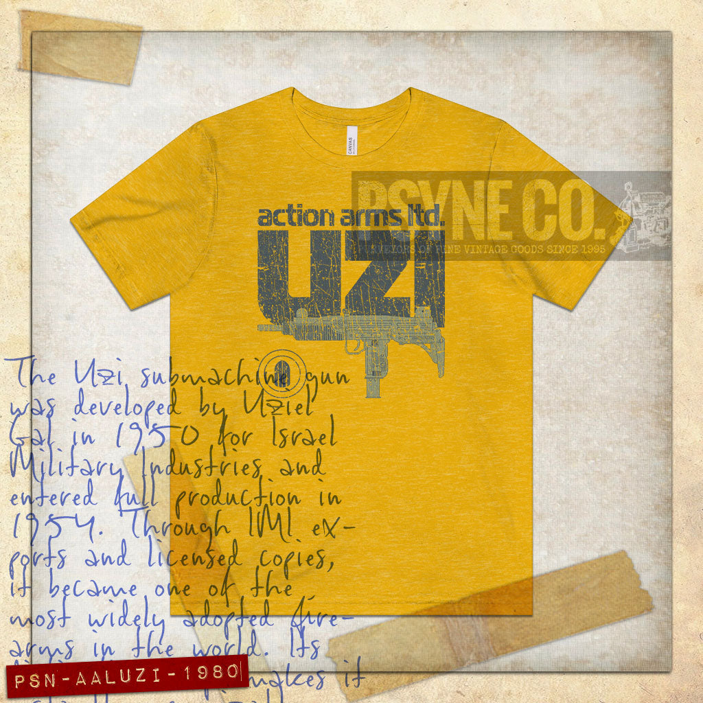 Action Arms Ltd. Uzi 1980 Vintage Men's T-Shirt