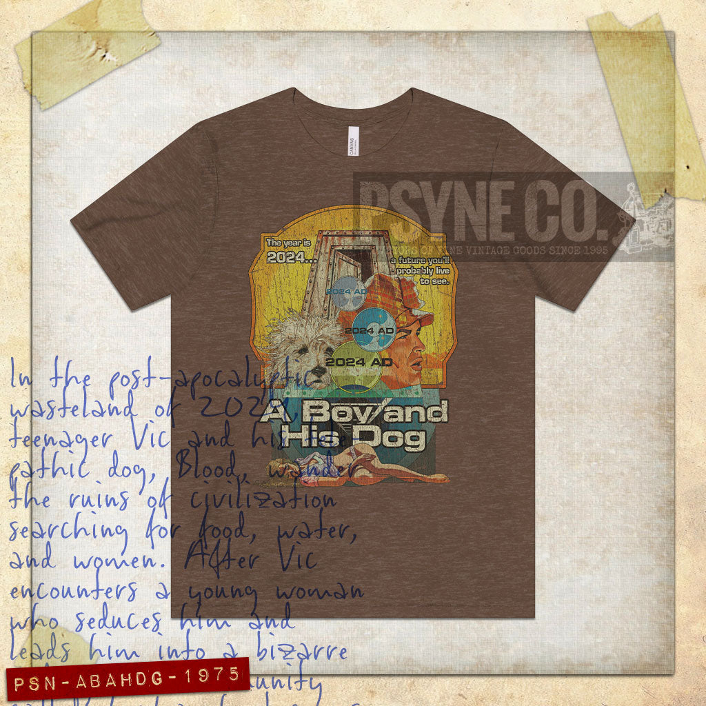 A Boy and His Dog 1975 Vintage Men's T-Shirt
