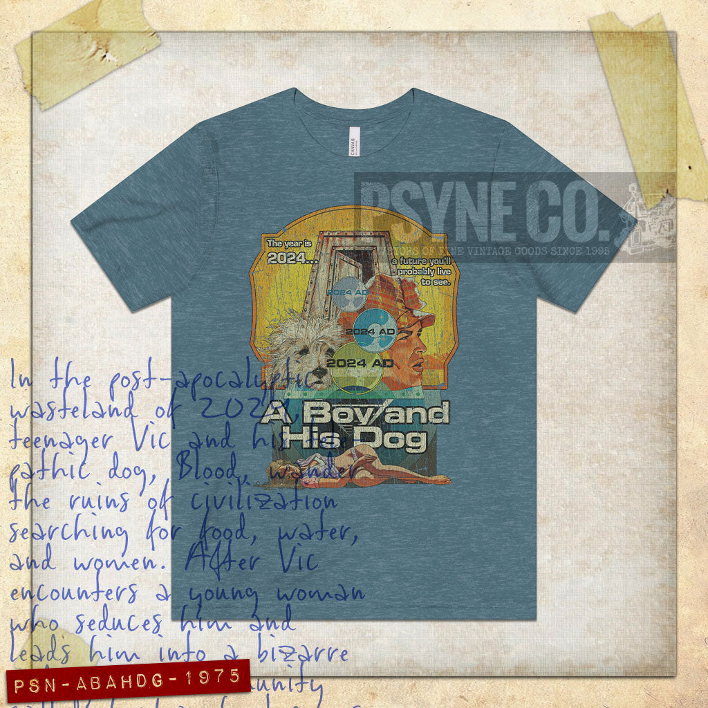 A Boy and His Dog 1975 Vintage Men's T-Shirt