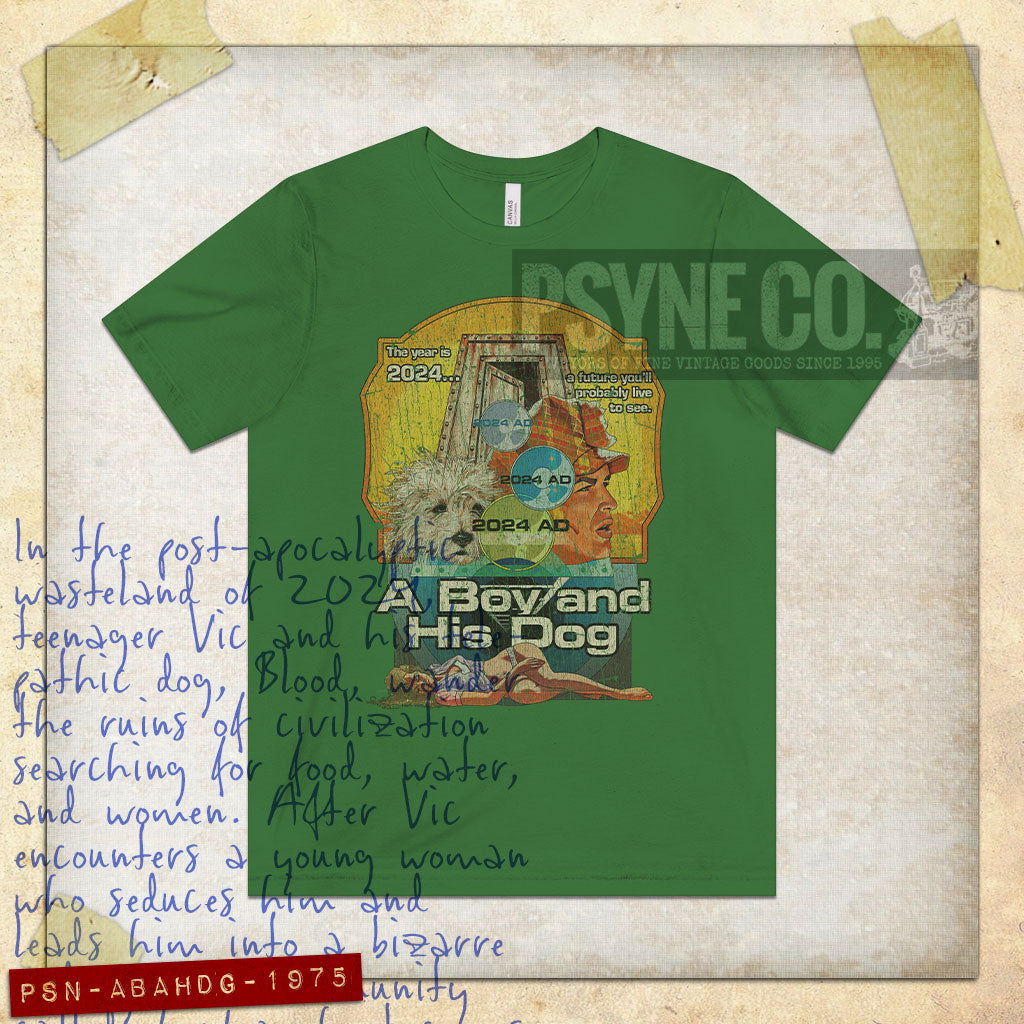 A Boy and His Dog 1975 Vintage Men's T-Shirt