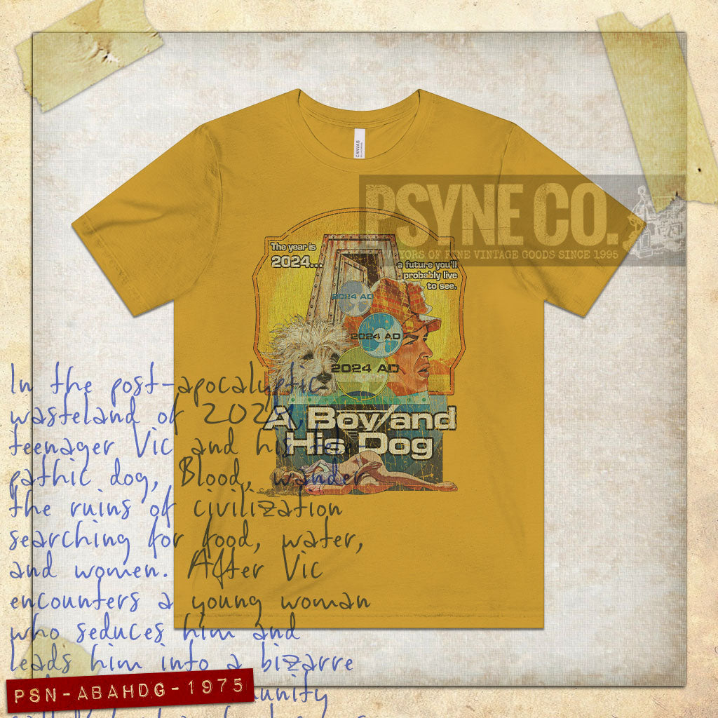 A Boy and His Dog 1975 Vintage Men's T-Shirt