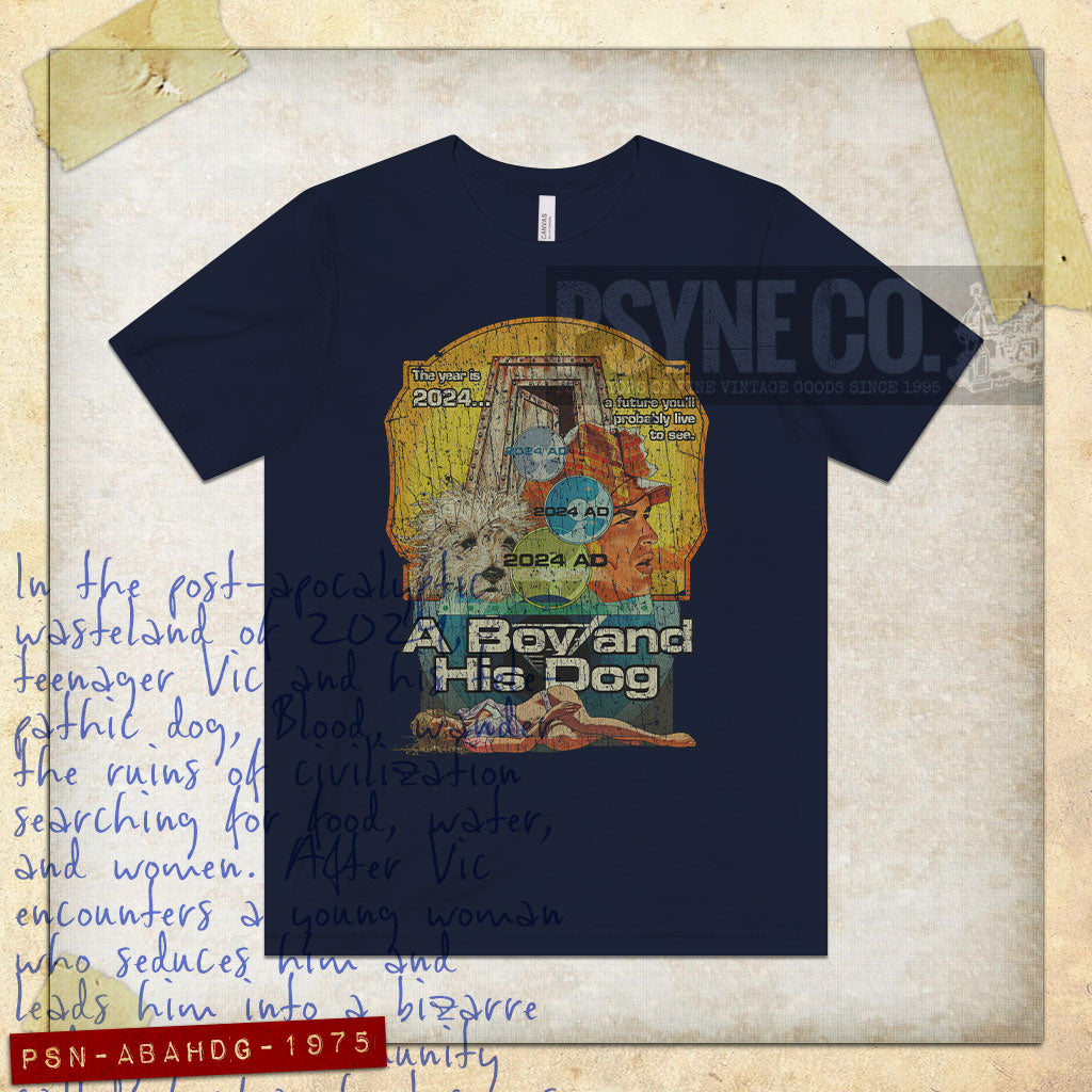 A Boy and His Dog 1975 Vintage Men's T-Shirt