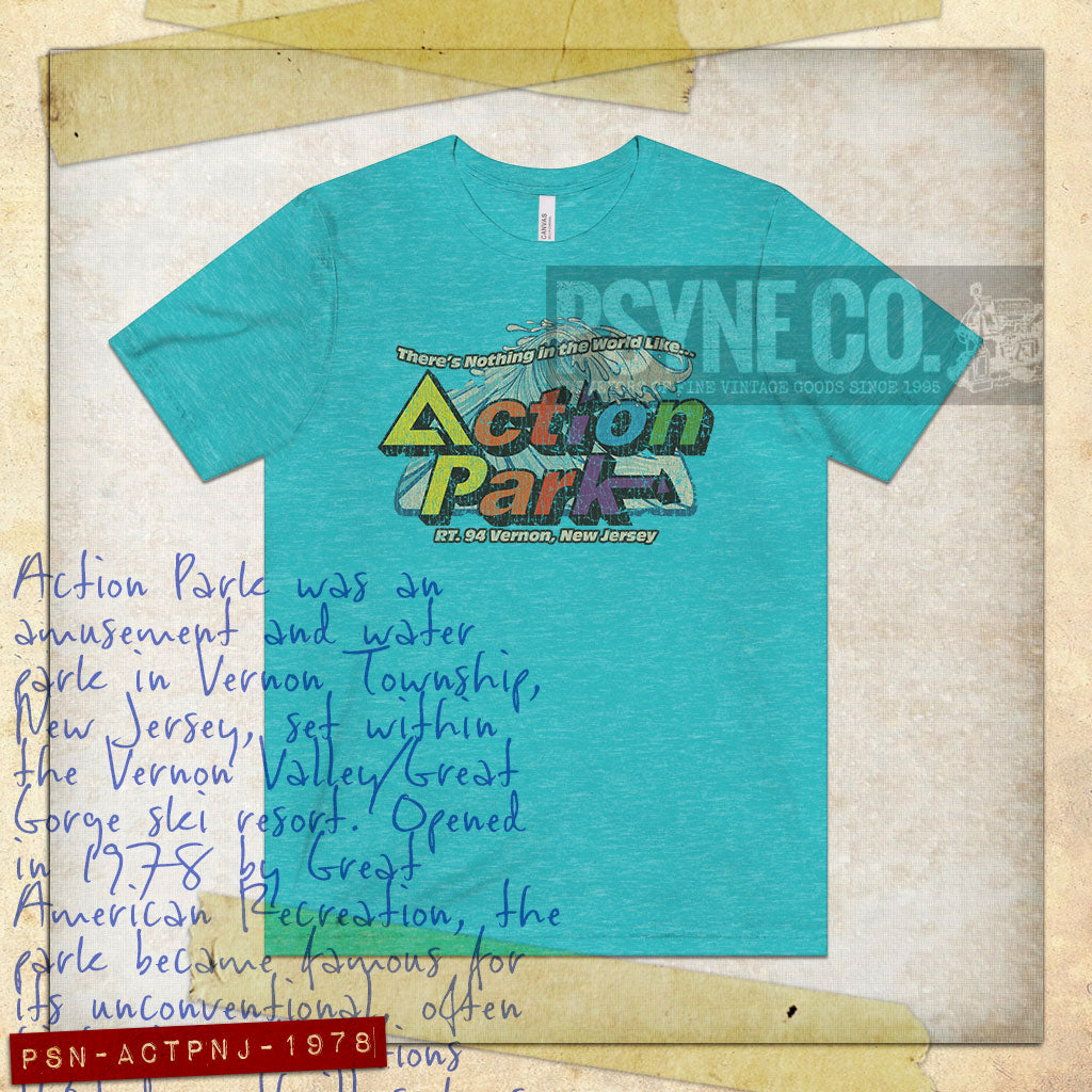 Action Park New Jersey 1978 Vintage Men's T-Shirt