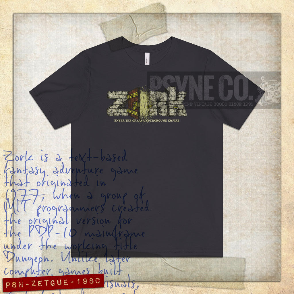 Zork: Enter The Great Underground Empire 1980 Vintage Men's T-Shirt
