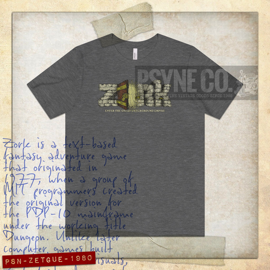 Zork: Enter The Great Underground Empire 1980 Vintage Men's T-Shirt