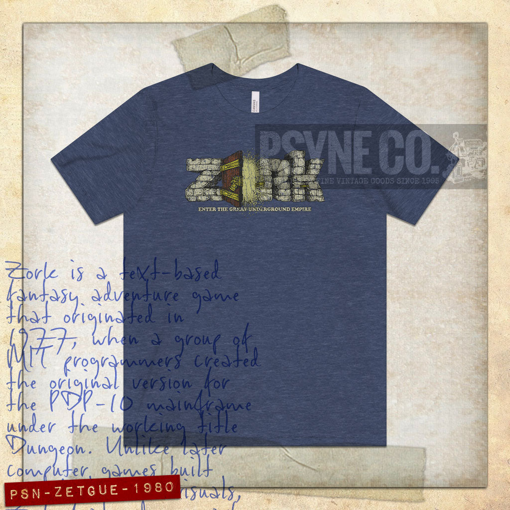 Zork: Enter The Great Underground Empire 1980 Vintage Men's T-Shirt