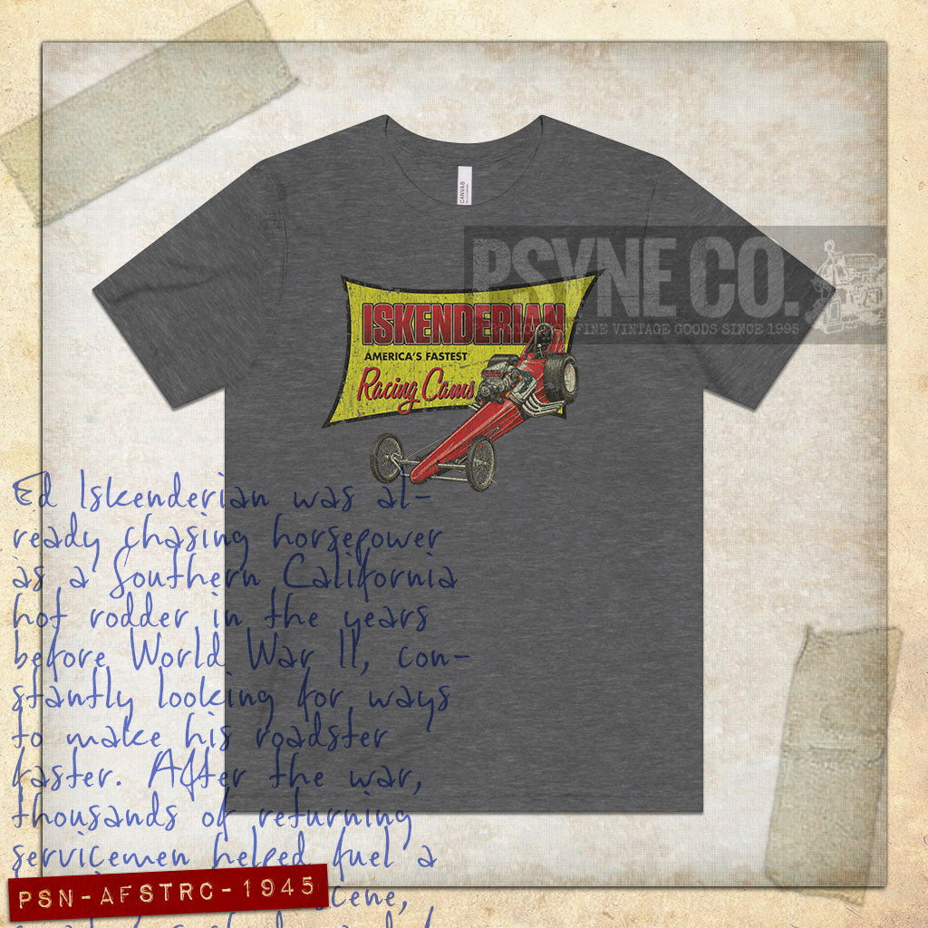 America's Fastest Racing Cams 1945 Vintage Men's T-Shirt