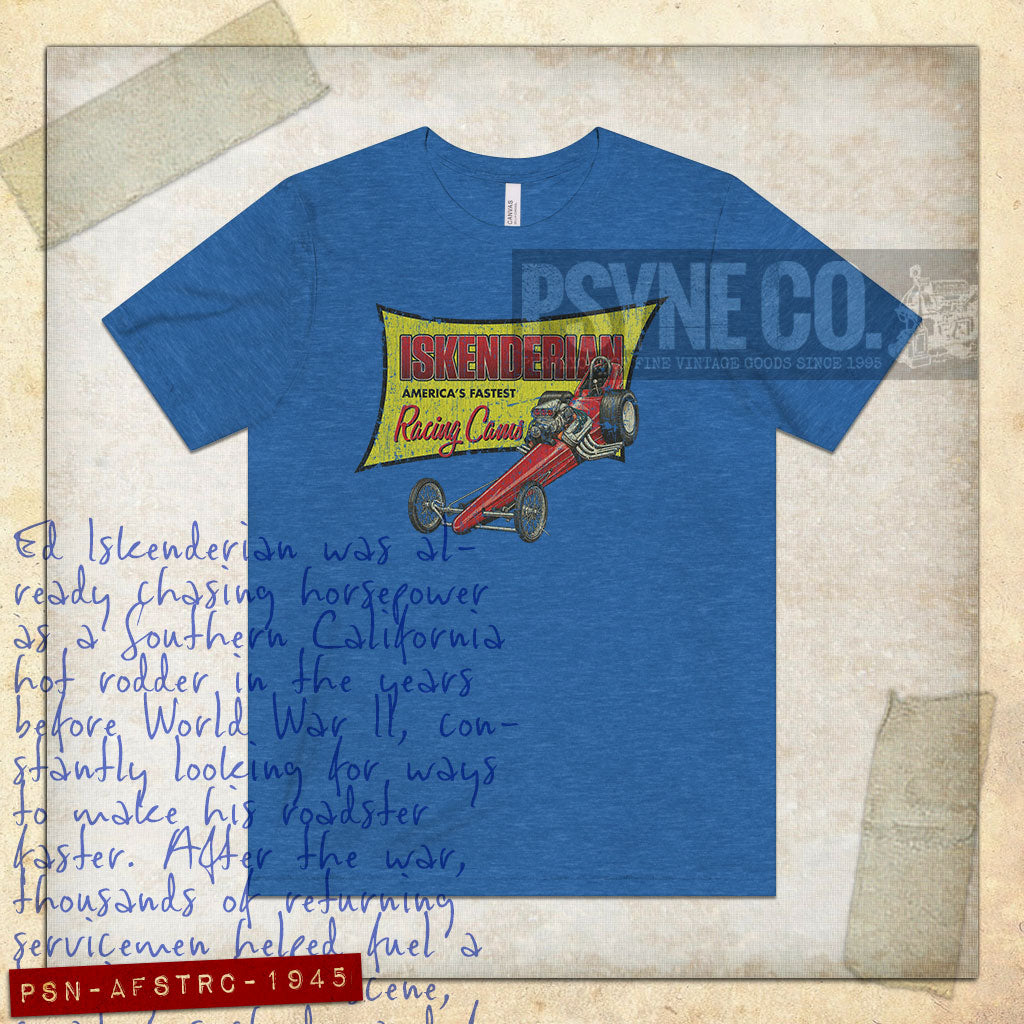 America's Fastest Racing Cams 1945 Vintage Men's T-Shirt