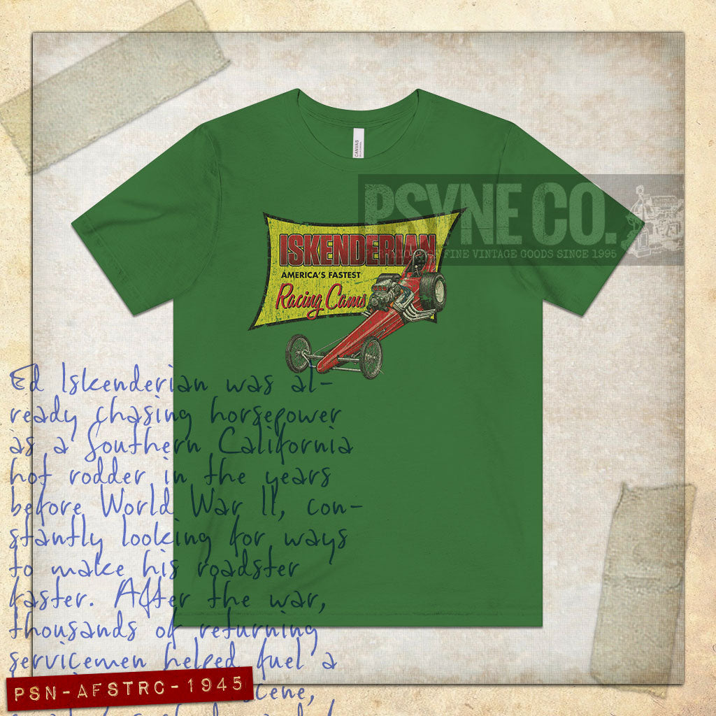 America's Fastest Racing Cams 1945 Vintage Men's T-Shirt