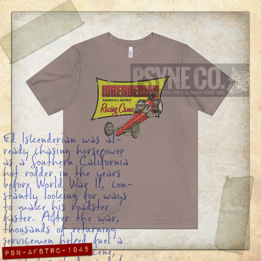 America's Fastest Racing Cams 1945 Vintage Men's T-Shirt