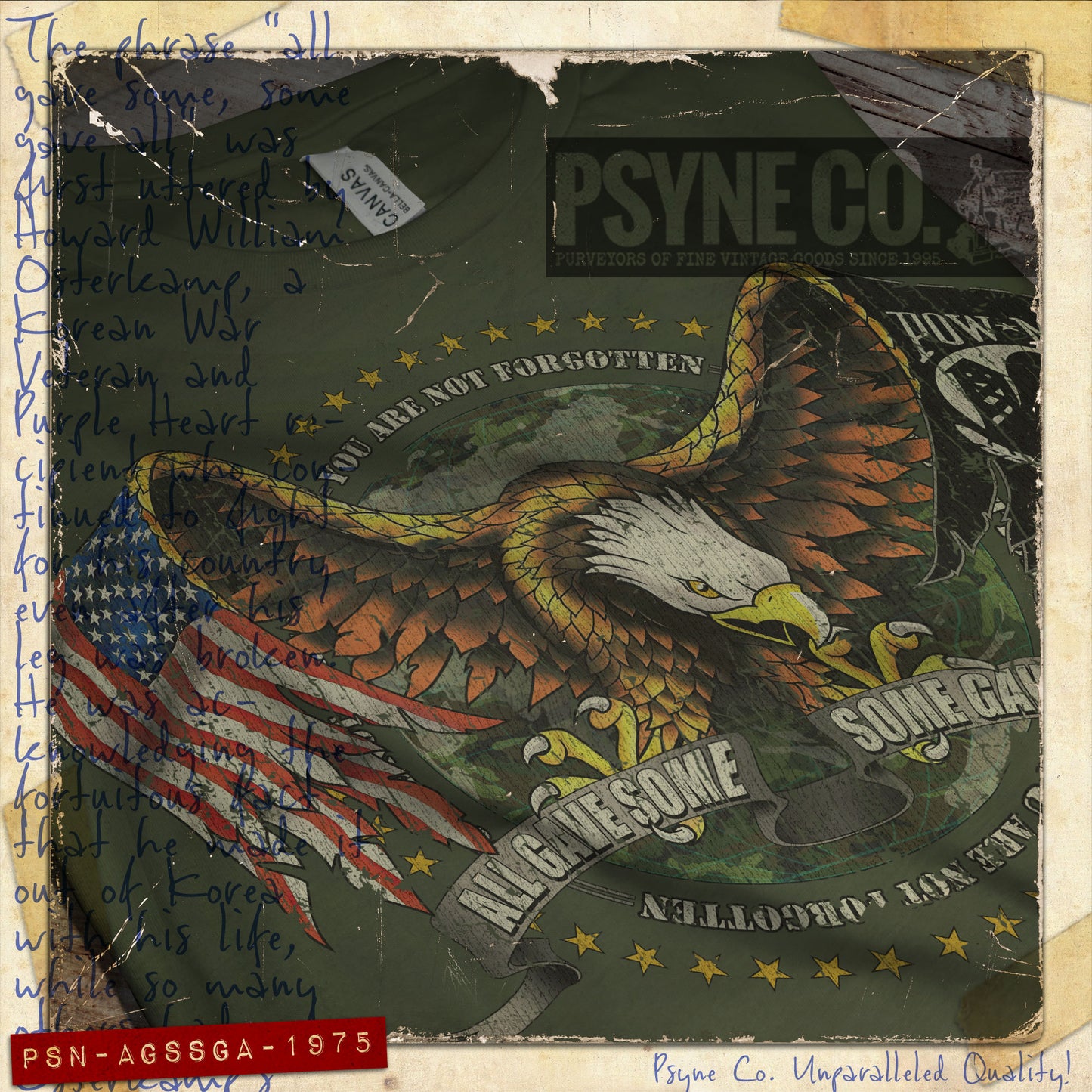 All Gave Some, Some Gave All 1975 Vintage Men's T-Shirt