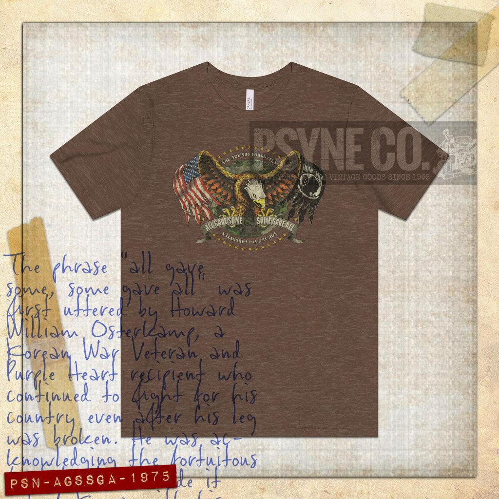 All Gave Some, Some Gave All 1975 Vintage Men's T-Shirt