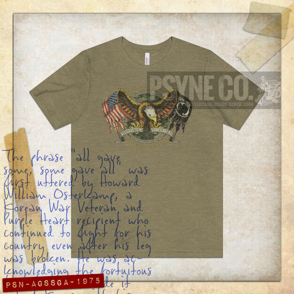 All Gave Some, Some Gave All 1975 Vintage Men's T-Shirt