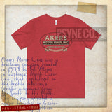 Akers Motor Lines 1933 Vintage Men's T-Shirt