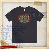 Akers Motor Lines 1933 Vintage Men's T-Shirt