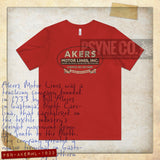 Akers Motor Lines 1933 Vintage Men's T-Shirt